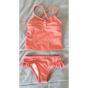 Little Girl Coral Reef 2-piece Swimwear